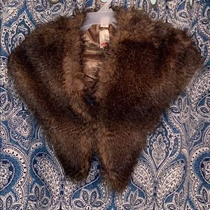 FAUX Fur Scarf NWT